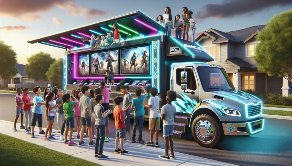 mobile gaming trucks near me